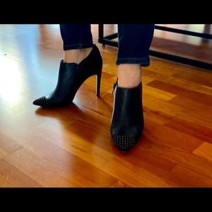White House Black Market studded toe booties